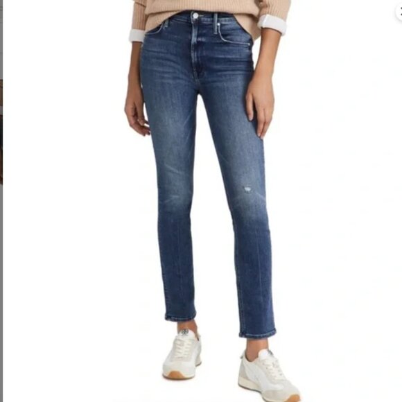 Mother “The Dazzler Hover Getalongs” Jeans -Size 28– Style 10146-104 – Blue Wash - Picture 1 of 16